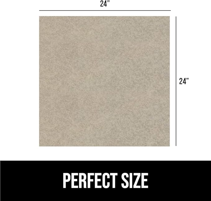 GORILLA GRIP LeakGuard Non-Adhesive Under Sink Mat for Kitchen Cabinet, Waterproof Quick Dry Shelf Liner, Durable Absorbent Felt Mats for Bathroom Sinks, Cabinets, Dresser, Easy to Trim, 24x24 Beige