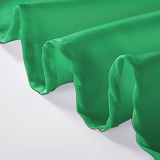 Cupuamon Rectangle Tablecloth 60x120 inch Washable Polyester Fabric Table Cloth for Wedding Party Dining Banquet Decoration（60x120, Emerald）