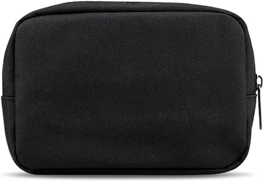 Universal Electronics/Accessories Soft Carrying Case Bag, Durable & Light-weight,Suitable for Out-going, Business, Travel and Cosmetics Kit (Small-Black)