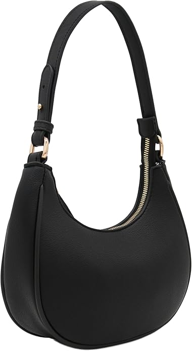FashionPuzzle Small Crescent Shoulder Bag Underarm Purse