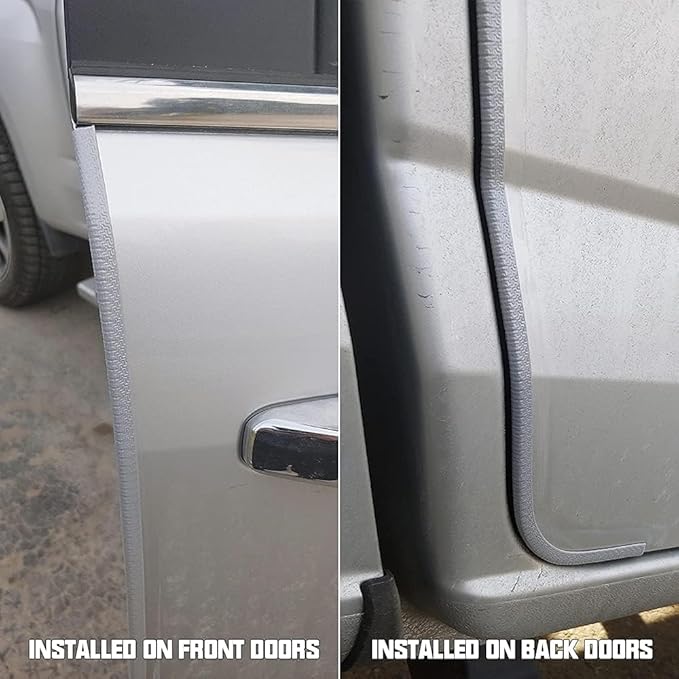 Winunite 32.8ft(10m) Car Door Edge Guards Light Gray– Fits Most Vehicles, No Glue, U-Shaped, Built-in Metal Clips, Scratch and Chip Resistant – Reduces Dings in Parking Lots