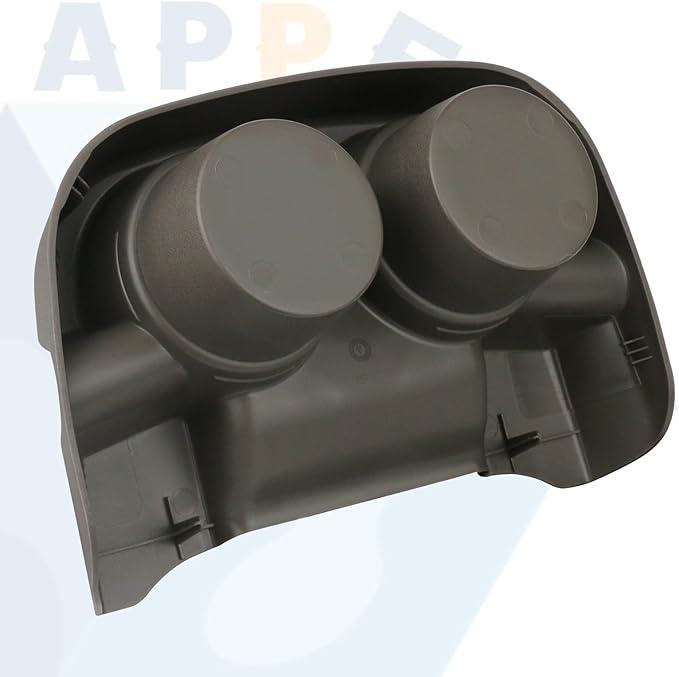Center Console Cup Holder Dark Parchment Compatible with 1999-2007 Ford F250 F350 F450 F550 Super Duty Truck, 2000-2005 Ford Excursion Replaces 1C3Z-3613562-AAA
