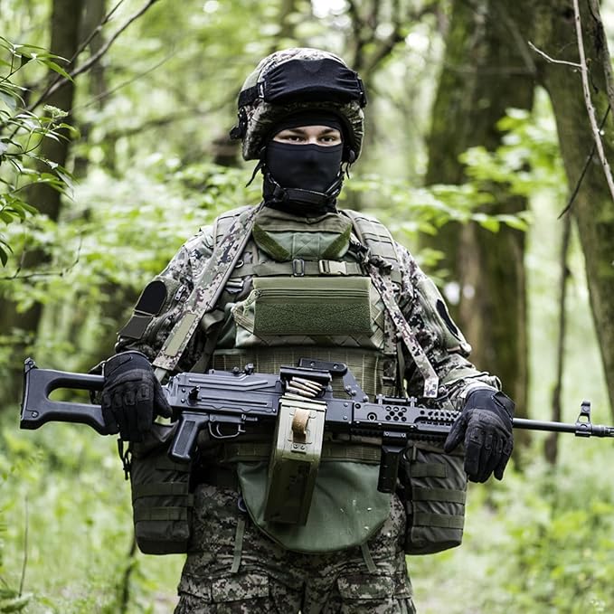 Qavctw Tactical Admin Pouch Bag with Hook and Loop Tool Storage Bag Snack Pouch Candy Bag Hanging Pouches Backpack Accessory Pouch