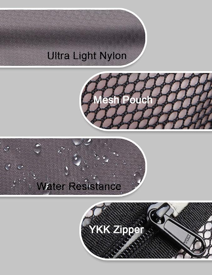 GOX Small Travel Toiletry Bag, Dopp Kit Case For Men, Multifunction Cosmetics Organizer Pouch…