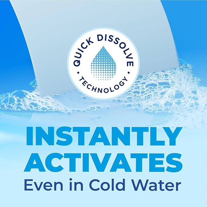 ARM & HAMMER Power Sheets Laundry Detergent, Fresh Breeze Scent, No Mess, Lightweight and Travel-Friendly, 35 Count, Up to 70 Small Loads