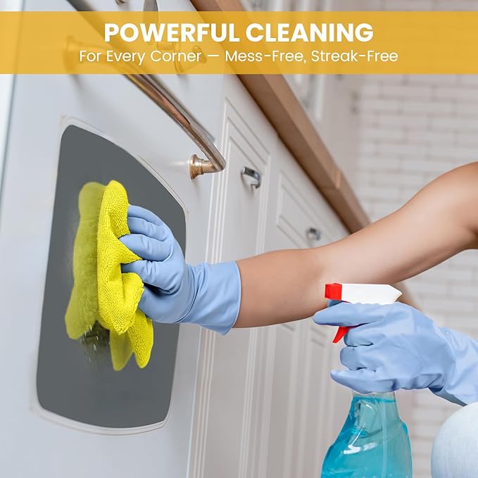 12 Pack Microfiber Cleaning Cloth, 11 Assorted Colors Cleaning Rags for Housekeeping, Colorful Reusable Microfiber Towels for Car, Kitchen, Bathroom and Household Cleaning Supplies, 11.8"X11.8"
