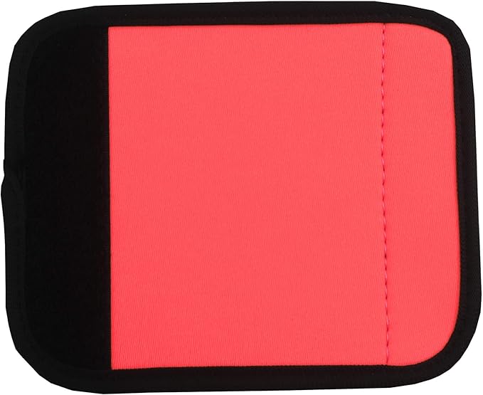 Gowraps Neoprene Luggage Handle Wraps for Traveling Bright Color Luggage Tags|Handle Wraps|Handle Covers (Tomato)