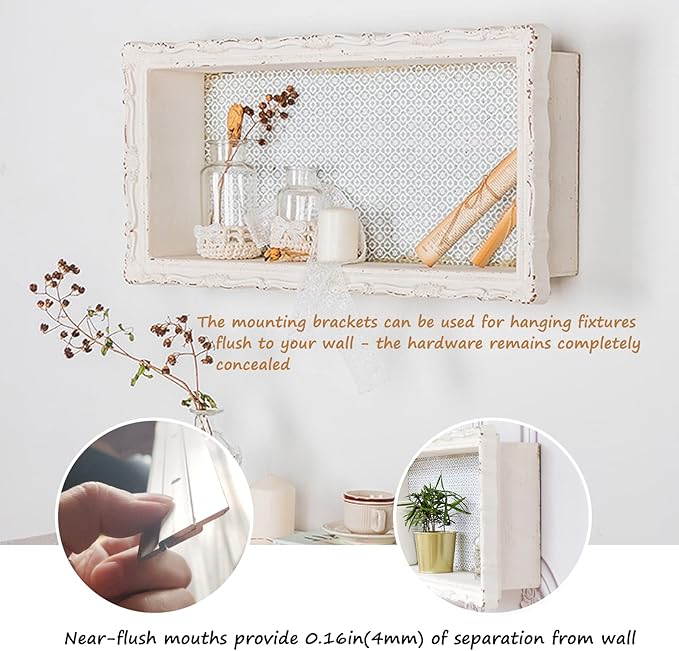 French Cleat Picture Hanger, Aluminum Z Hanger Interlocking Wall Mounting Bracket Hardware Kit Z Clips for Hanging Wall Painting, Mirrors, Panels, Artwork, Cabinet, Whiteboard (6inch-4Pairs)