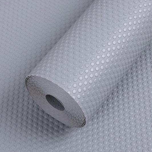 Cabinet Shelf Liner 17.7-inch Wide: Waterproof Kitchen Cabinets Liners Light Gray - 17.7 Inch x 25 FT Non-Adhesive Easy to Cut Drawer Mat for Pantry Shelves