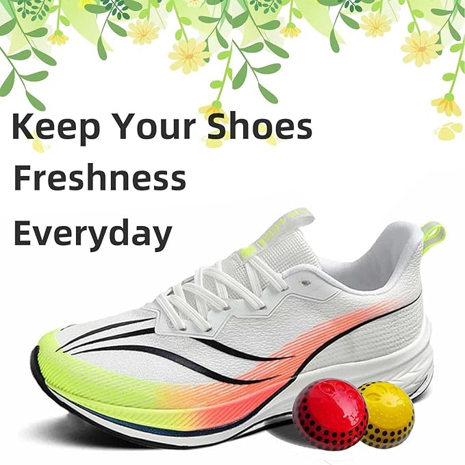 Shoe Deodorizer Balls for Sneaker, Fresh Cologne Scent, Essential Oil Sneaker Deodorizer Ball, Small Spaces Odor Eliminator Air Freshener for Shoes, Gym Bags, Drawers and Locker (Cologne)