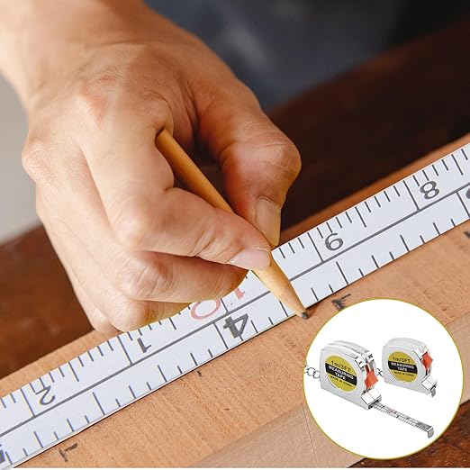 30 Pack 3ft Mini Tape Measure Keychain, Sliver Portable Retractable Small Tape Measure with Slide Lock, Construction Party Favors for Prize Bag Filler DIY Projects School Office Home Project Daily Use