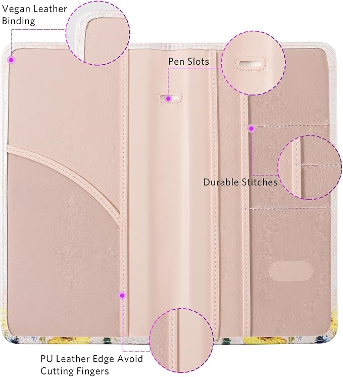 CoBak Car Registration and Insurance Holder - Vehicle Glove Box Car Organizer,Auto Truck Comparment Accessories Case with Magnetic Closure for Essential Document,Driver License,Cards