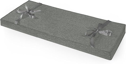 ROFIELTY Bench Cushion 39 inch, Durable Bench Cushions for Indoor Furniture, Window Seat Cushions Indoor, Personalized Custom Bench Cushion (39x11x2inch,Dark Gray)