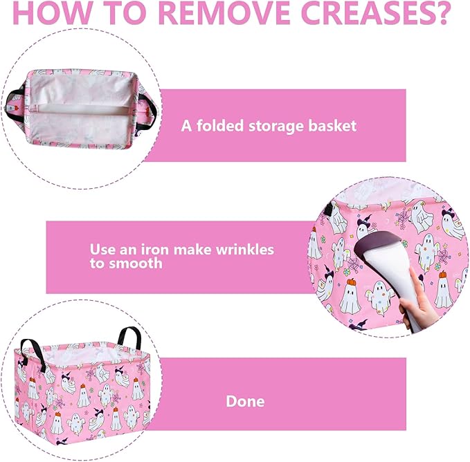 Rectangle Gift Storage Basket Home Shelf Storage Basket Organizer Box Clothes Laundry Hamper Nursery Basket Laundry Basket with Handles