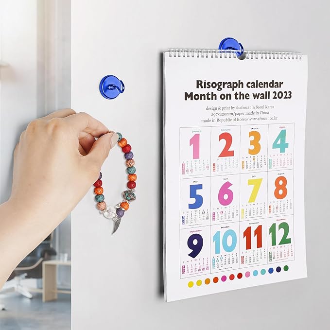 FINDMAG Cruise Magnetic Hooks, 110lbs Magnetic Hooks for Hanging, Magnet Hangers for Grill, Strong Magnets Heavy Duty, Cruise Essentials 2026, Locker Organizer, Kitchen Supplies, 6Pack, Blue