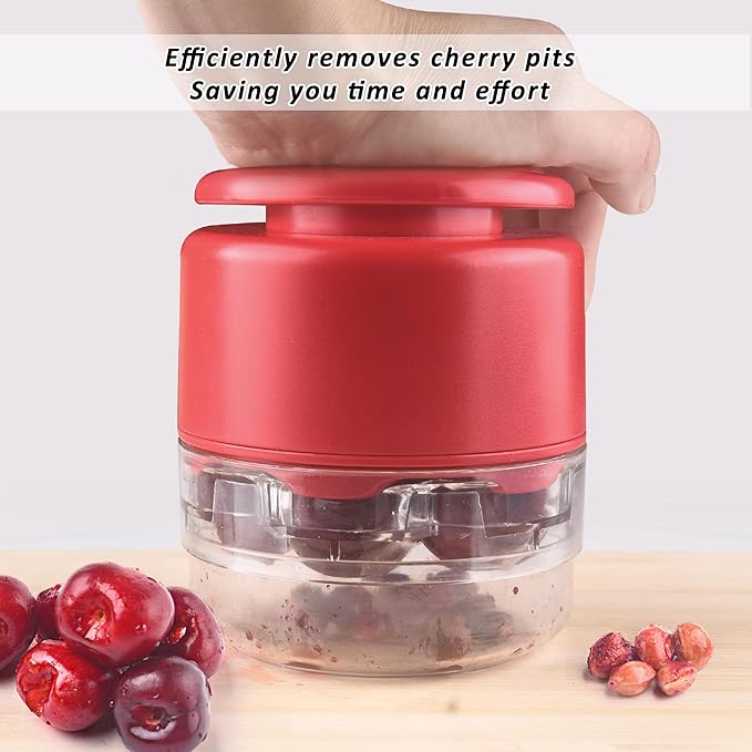 Cherry Pitter - Makmzoon Multi Cherries Corer Stainless Steel Pitter Tool Making Cherry Jam - 7 Cherries