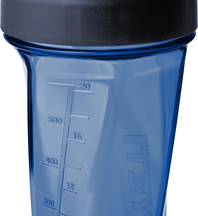 YETI Yonder Helimix Vortex Blender Shaker Bottle Holds up to 27oz | No Blending Ball or Whisk | USA Made | Portable Pre Workout Whey Protein Drink Shaker Cup | Dishwasher Safe, Royal Blue