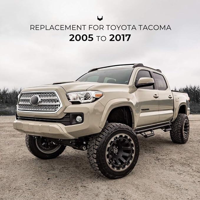 JOYTUTUS Door Cup Holder Insert Compatible with 2005-2017 Tacoma, Durable Car Cup Holder OE Replacement Accessories 66991-04012 66992-04012