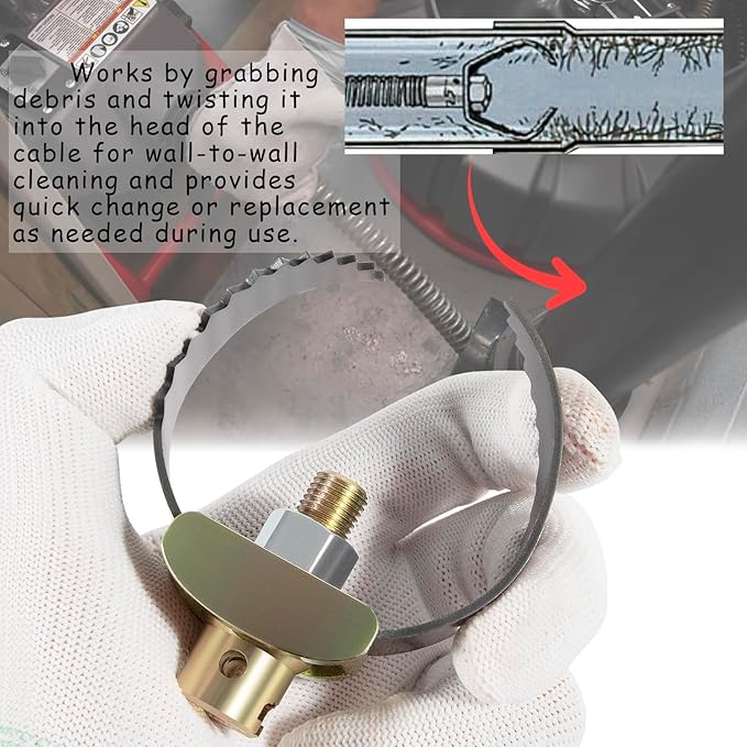 52817 2-1/2" T-231 Heavy Duty C-Cutter, Drain Cleaner Tool, Compatible with RIDGID K-40 and K-45 Sink Machines, K-50 Sectional Machines, or K-3800 Drum Machines