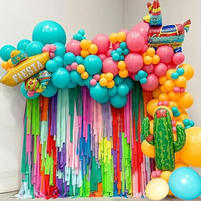 MEBAY Rainbow Balloons Garland Arch Kit, 146Pcs 5 Assorted Color Latex Balloon Different Sizes 18 12 10 5 Inch for Gender Reveal Baby Shower Wedding Birthday Party Decoration