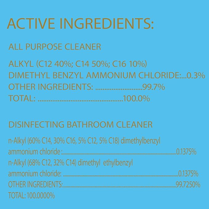 Clorox Disinfecting All-Purpose Cleaner 32 Oz and Bathroom Cleaner, Household Essentials, 30 Oz, Pack of 3