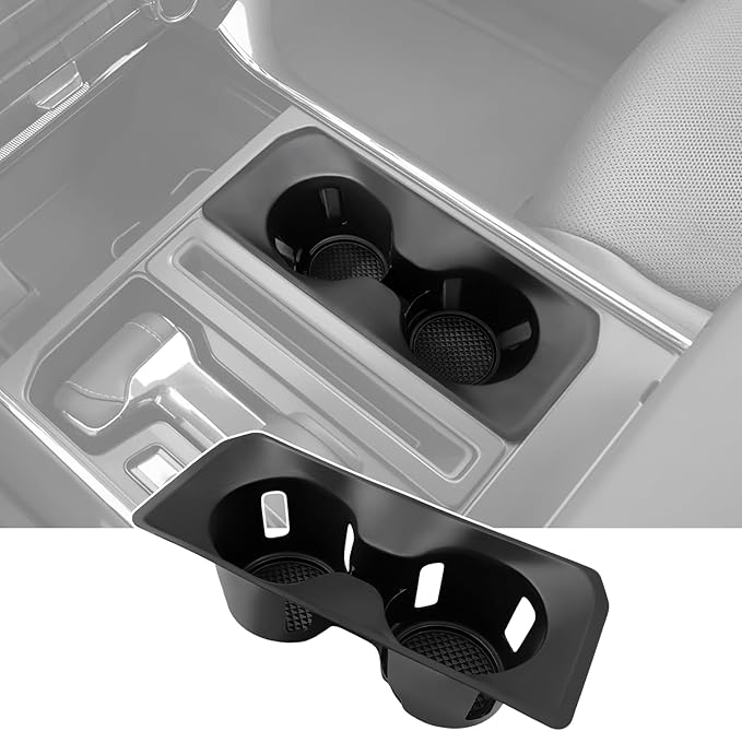Cup Holder Coaster Insert Fit for 2021-2025 Ford F150 Center Console Cup Holder Inserts Cupholder Mat Pad Cupholder Liner for 2024 2025 Ford F150 Interior Accessories(for F150)