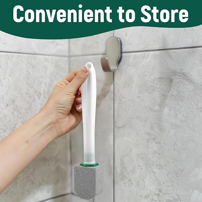 Pumice Stone Toilet Bowl Cleaner With Long Handle Pumice Stone Toilet Cleaner Rust and Grease Stain Clean Suitable for Toilets Bathroom Sink,BBQ 2 Wand+ 10 Pack Pumice Stones