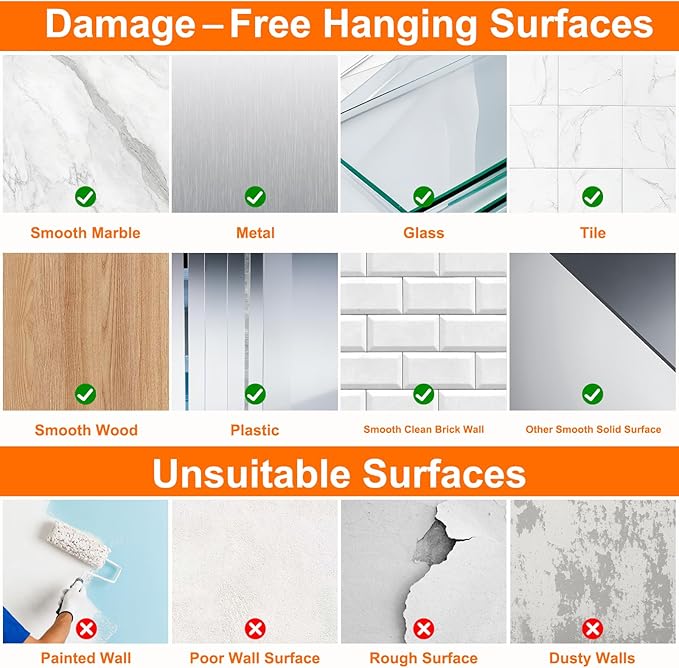 DDMY Heavy Duty Hooks Self Adhesive Hooks New Black Sticky for Hanging 100 Pack Waterproof Wall and Ceiling Hooks with Reusable Adhesive for Shower, Kitchen, Picture Hanging, Decorations, RV, No Damage
