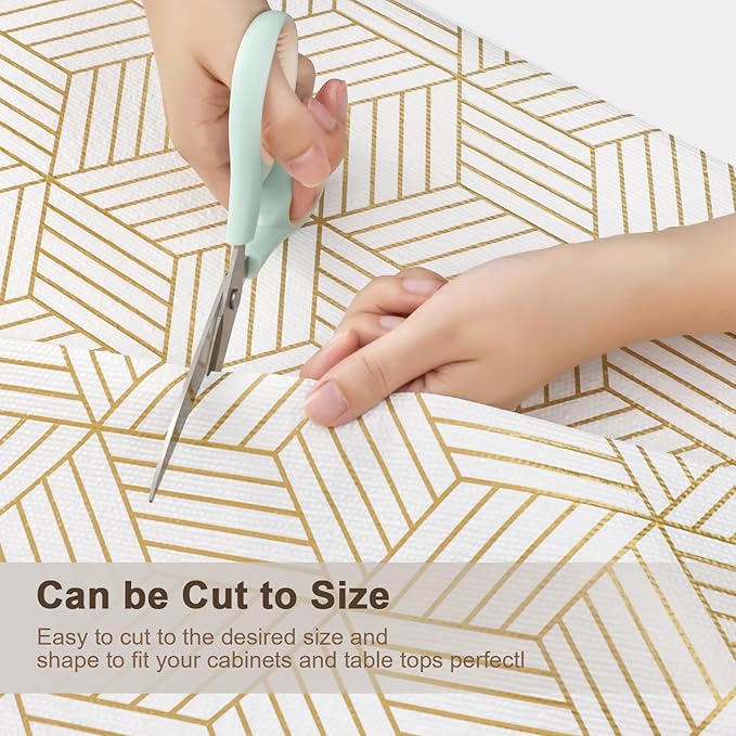 OcePor Non-Adhesive Drawer and Shelf Liner 17.5IN x 30FT，Non-Slip Kitchen Cabinet Liner Non-Adhesive Thick Strong Grip Waterproof Washable