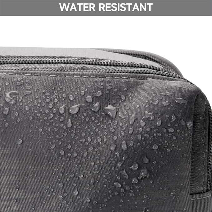 Toiletry Bag for Men, Travel Toiletry Organizer makeup Water-resistant Shaving Bag for Toiletries Accessories, Door Room Essentials(Gray)