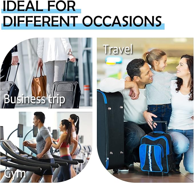 4-PACK Blue Organizer Cubes - Pack Luggage, Suitcase and Carry On Cubes