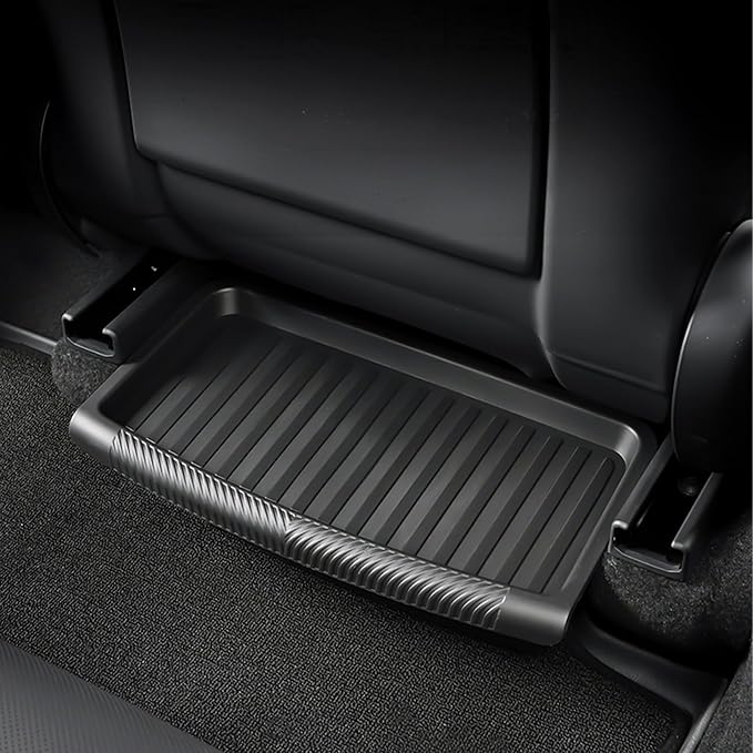 Tesla Model Y Juniper Under Seat Storage Box 2 Pack 2025-2026 Hidden Organizer Tray Underseat Bins with Lid Fit Tesla Model Y Juniper Accessories 2026