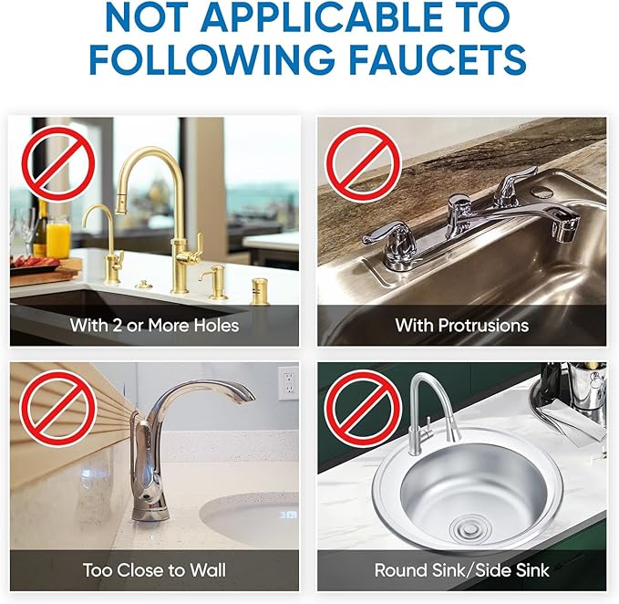 24 Inch Longer Faucet Mat for Kitchen Sink with Reusable Multi-Purpose Dish Washing Scrubber, 5° Slope Premium Kitchen Sink Splash Guard, Fast Self-Draining Silicone Mat (Grey)