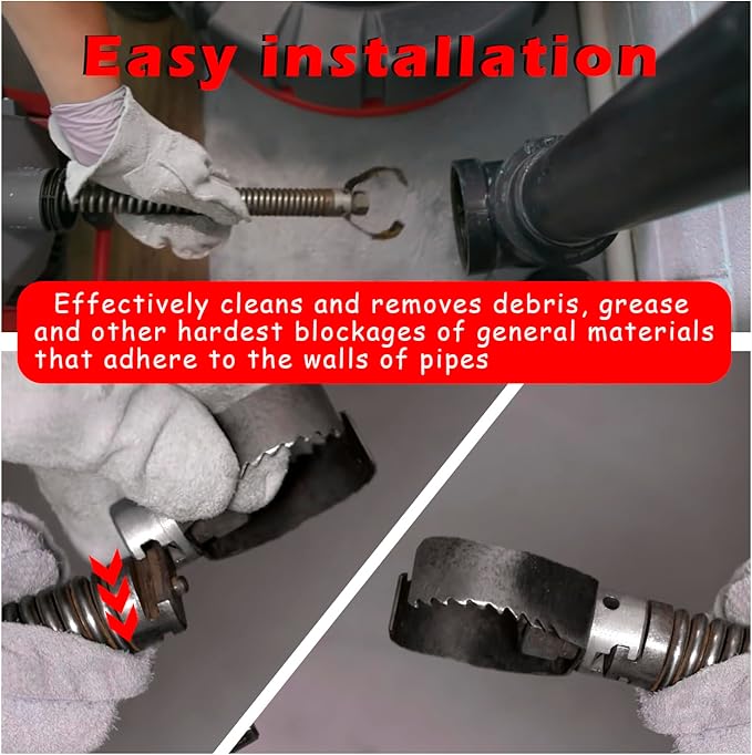 52817 2-1/2" T-231 Heavy Duty C-Cutter, Drain Cleaner Tool, Compatible with RIDGID K-40 and K-45 Sink Machines, K-50 Sectional Machines, or K-3800 Drum Machines