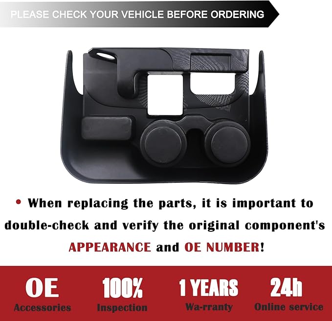 Carbon Fiber Cup Holder Attachment for Center Console | Compatible with 2003-2012 Dodge Ram 1500 2500 3500 Truck | Replaces SS281AZAA Front Seat Add-On Cupholder Tray Insert