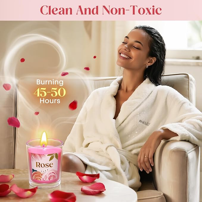 Gua Sha & Jade Roller Facial Tools Gifts Set - Self Care Spa & Bath Gift Baskets for Women, Christmas, White Elephant, Birthday, Valentines Day Gifts for Women, Her, Wife, Mom, Teen Girls