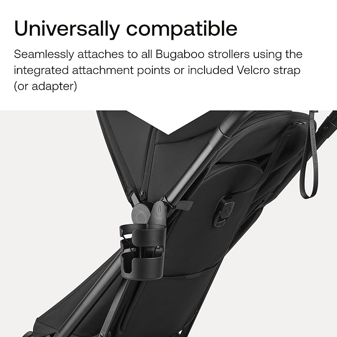 Bugaboo Stroller Cup Holder, Portable Cup Holder Keeps Drinks Securely Upright, Compatibility with All Bugaboo Strollers, 1 Count (Pack of 1)