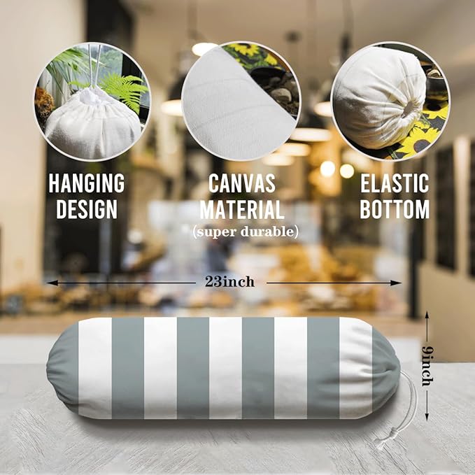 Strips Plastic Bag Holder, Reusable Grocery Garbage Car Trash Bags Holder, Wall Mount Plastic Bags Organizer, Kitchen Housewarming Gift for Women, Kitchen Pattern Garbage Bag 57