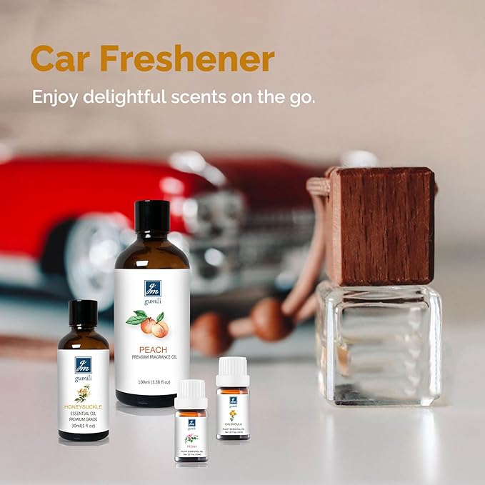 Cherry Essential Oil - Pure Organic Scent for Aromatherapy, Diffusers, Spray, Skin & Hair Care, Massage, DIY Candles & Soap, Perfume - Fruity Fragrance, 10mL