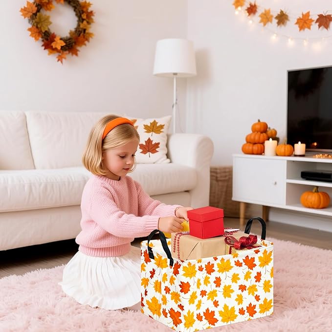 Rectangle Gift Shelf Nursery Storage Basket Laundry Hamper Storage Box and Bins for Home Clothes with Handles