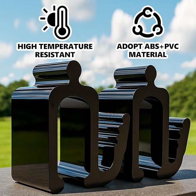 Universal Wagon Accessories, Upgraded Side Hooks with 30kg Load Capacity - Sturdy Stroller Hooks & Space-Saving Travel Organizer for All Stroller Wagons (4 PCS)