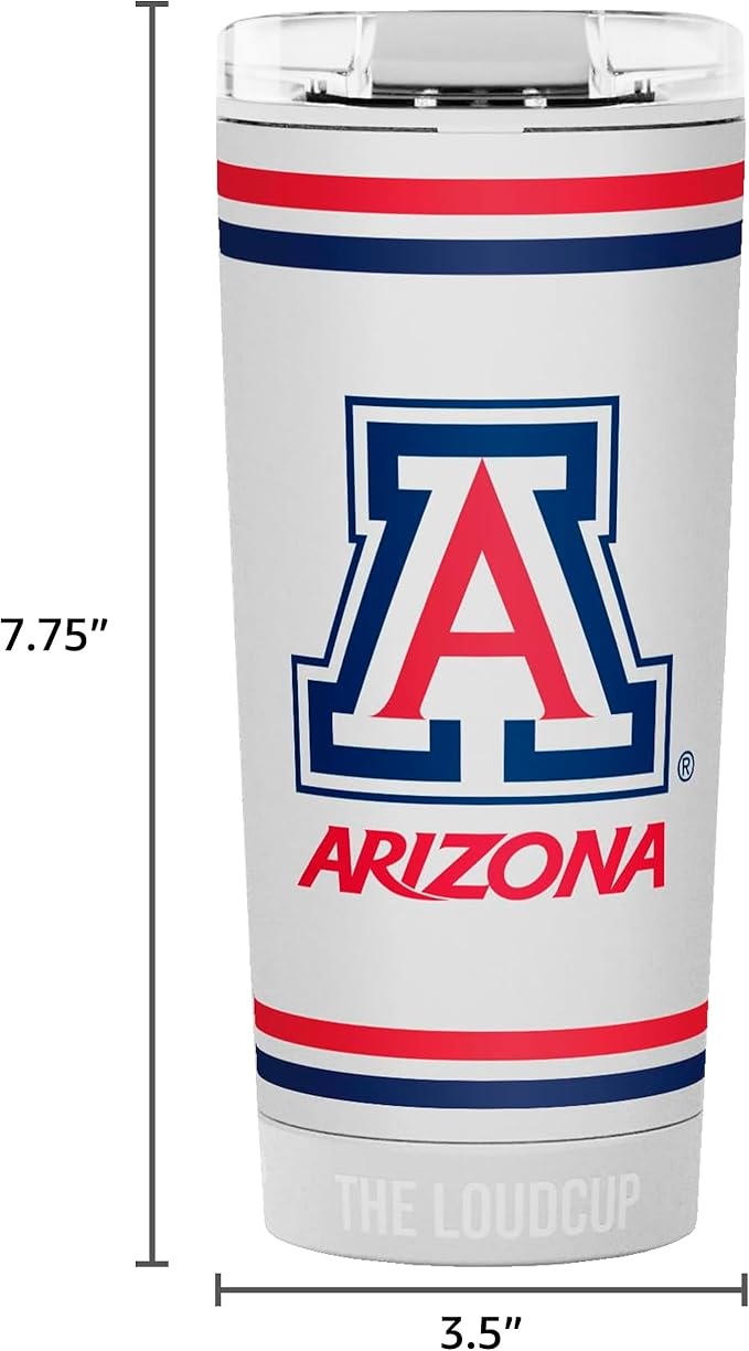 The LoudCup Blow Horn Tumbler, Cheer & Sip 2-in-1 Reusable Water Bottle with Built-In Horn for Sports Games, Tailgates, Parties & Events, BPA-Free