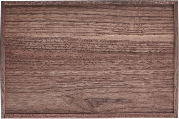 pandapark Wood Organizer Tray, Black Walnut, Desk & Drawer Storage Box (Walnut Master)