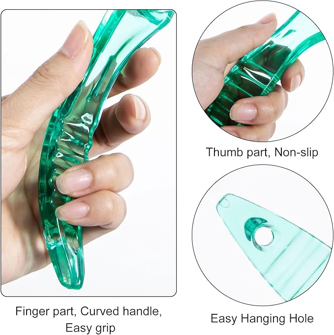 2 Pcs Foot Brush for Shower with Handle 2 in 1,Ooloveminso Large Foot Pumice Stone Brush Scrubber Foot File Calluses Remove Suitable for Horniness Foot Spa,Foot Care Smooth Skin (Green&Transparent)