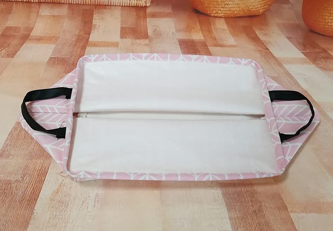 PVAIVUSTO Rec Pink Box Hamper Storage Basket Collapsible Organizer Bin Gift Shelf Baskets for Home and Kitchen Storage