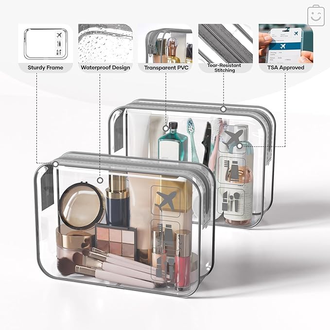 Veken 9/11 Set Compression Packing Cubes for Travel Essentials,Compressible Expandable Large Luggage Suitcase Organizer Bags for Clothing,Durable Space Saver Storage Bags with Toiletry Bags(Gray)