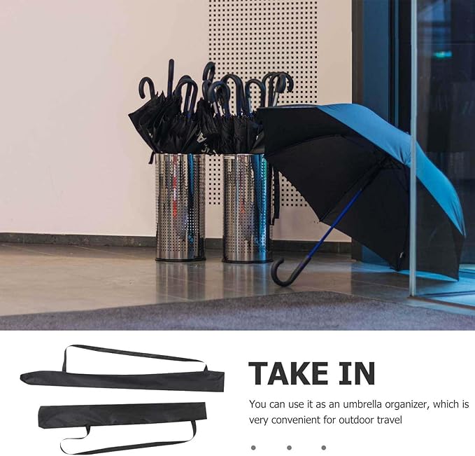 Kichvoe Umbrella Cover with Adjustable Shoulder Strap Large Waterproof Umbrella Bag Sleeve for Golf Beach Travel and Outdoor Storage