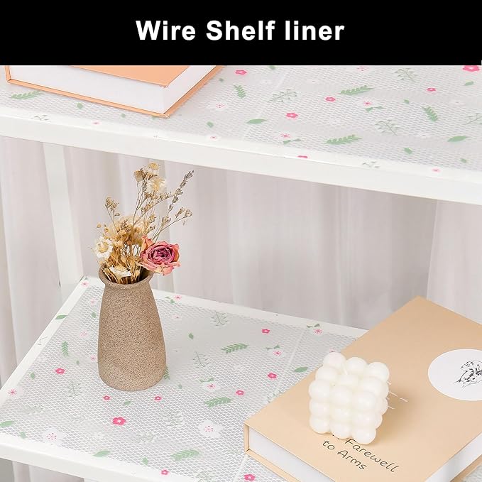 Cooyes Shelf Liner – Premium Non-Adhesive Cabinet & Drawer Liner for Kitchen – Waterproof Shelf Paper with Modern Pattern – Durable EVA Cabinet Mat – Easy to Cut (11.8" W x 360" L)