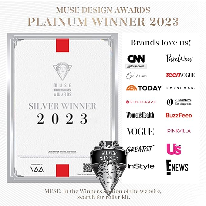 BAIMEI IcyMe Jade Face Roller & Gua Sha, Facial Beauty Roller Skin Care Tools, Self Care Gift for Men Women, Massager for Face, Eyes, Neck, Relieve Fine Lines and Wrinkles - Blue