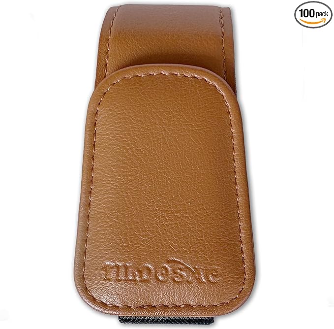 Sunglass Holder Organizer Clip for Car Visor, Durable and Scratch-Resistant Sunglasses Organizer with Magnetic Clip, Brown Car Interior Essentials Accessories for Men Women Aesthetic